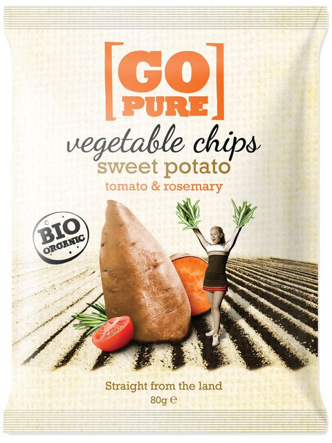 GO PURE Veg. chips sweet potato 80g