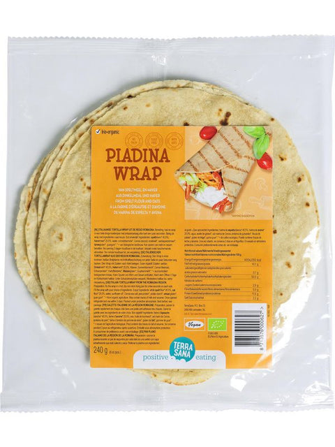 TERRASANA Wrap épeautre et avoine 240g
