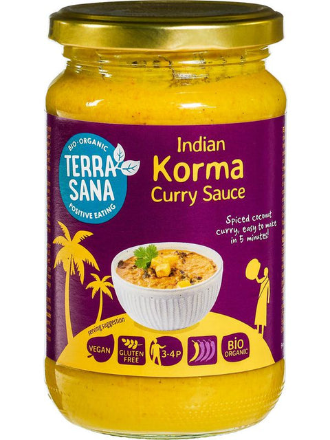 TERRASANA Sauce curry korma indien 350g