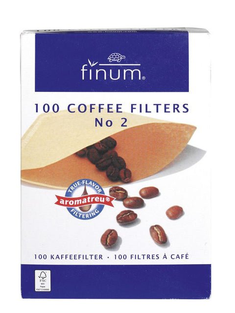 FINUM Filtres à café 2 100st