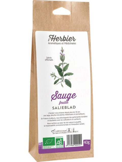 L'HERBIER Sauge feuilles 40g