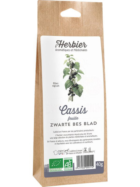 L'HERBIER Cassis feuilles 40g