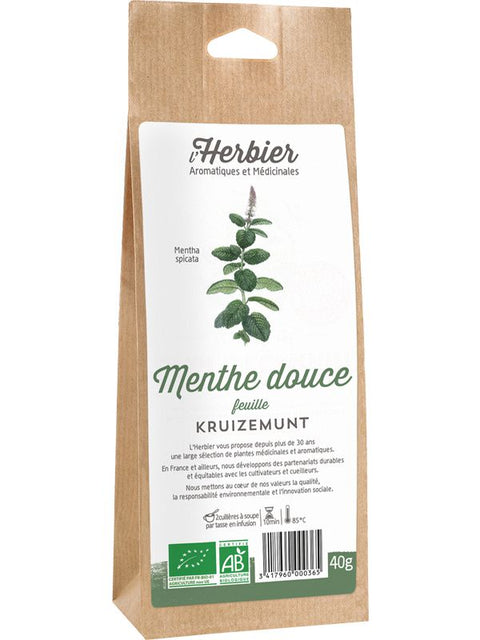 L'HERBIER Menthe douce feuilles 30g
