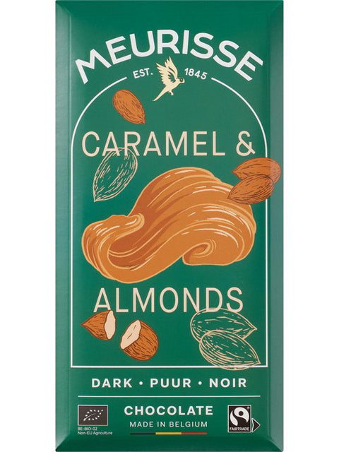 MEURISSE Chocolat noir amande caram 100g