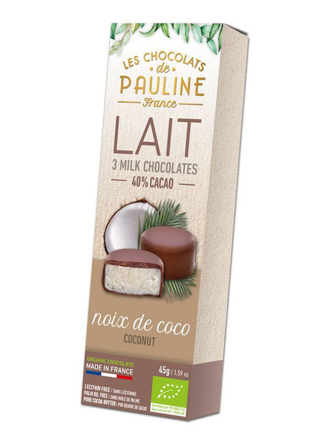 CHOCPAUL Bouchée praliné coco lait 45g
