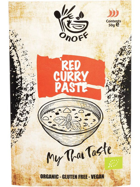 ONOFF Thai pâte de curry rouge 50g