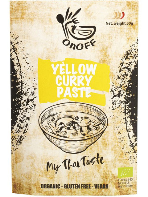 ONOFF Thai pâte de curry jaune 50g