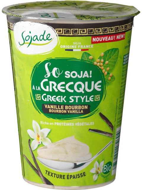 SOJADE Style Grecque vanille bour 400g