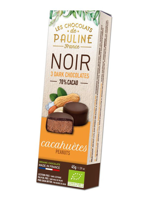CHOCPAUL Bouchée pral cacahuète noir 45g