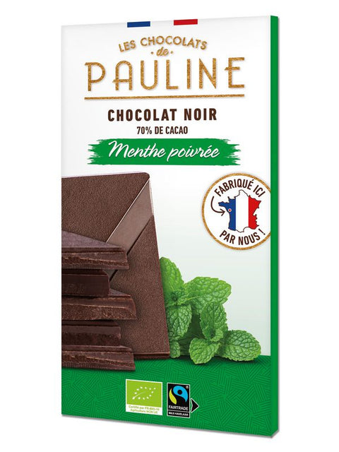 CHOCPAUL Choco noir 70% menthe 80g