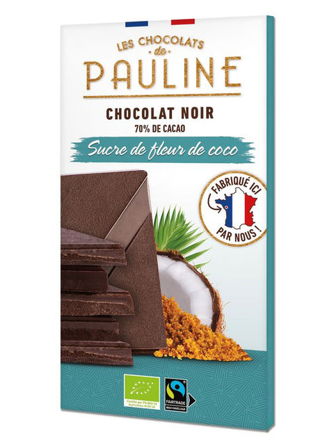 CHOCPAUL Choco noir 70% fleur coco 80g