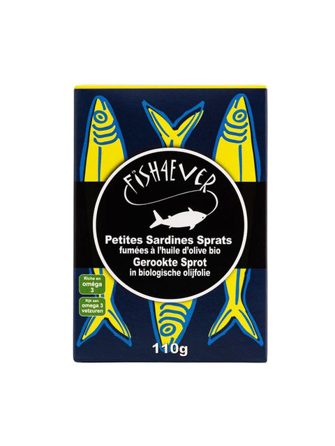FISH4 Sardines sprats fumée 110g
