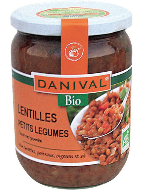 DANIVAL Lentilles aux légumes 525g