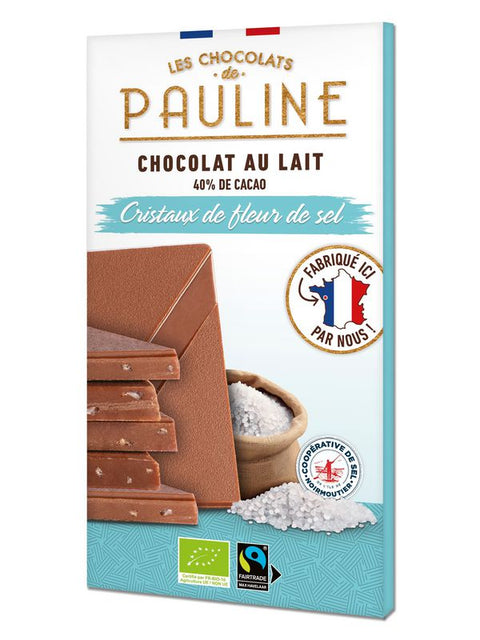 CHOCPAUL Choco lait 40% sel marin 80g