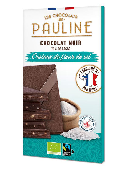 CHOCPAUL Choco noir 70% sel marin 80g