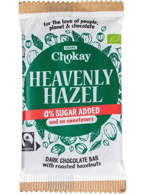 CHOKAY Bar dark hazelnuts 70g