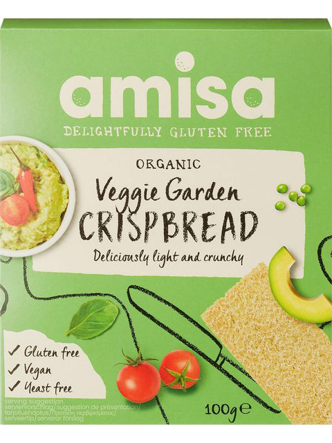 AMISA Crackers aux légumes s.gluten 100g