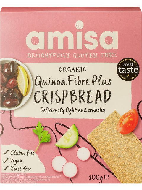 AMISA Crackers au quinoa s.gluten 100g