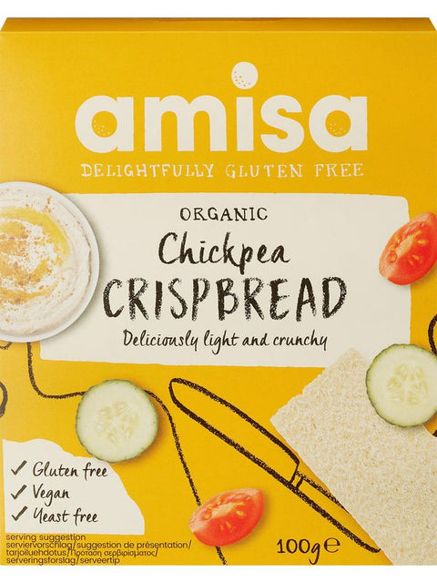 AMISA Crackers pois chiche s.gluten 100g