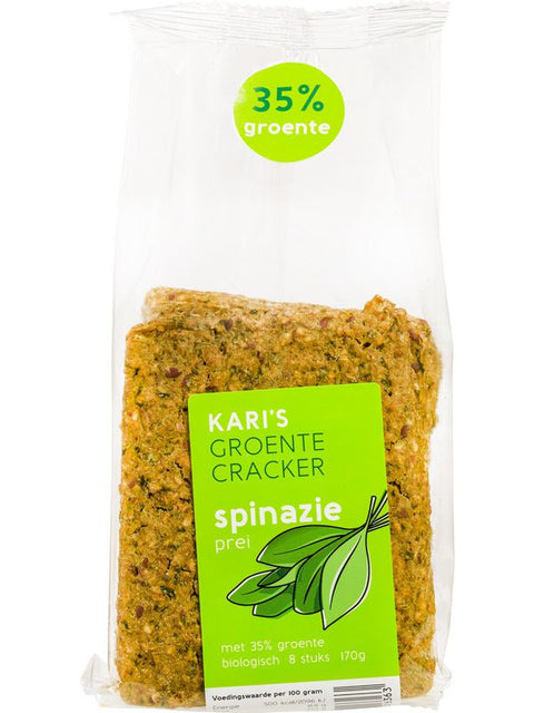 KARI Cracker légume épinard poireau 180g