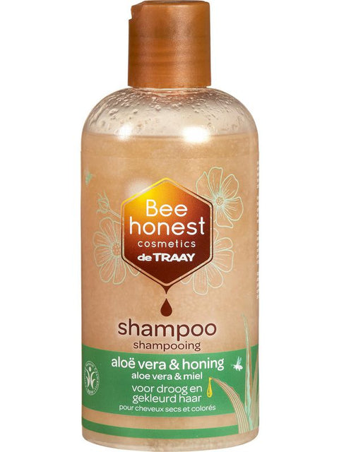 BEEHONEST Shampoing aloe vera miel 250ml