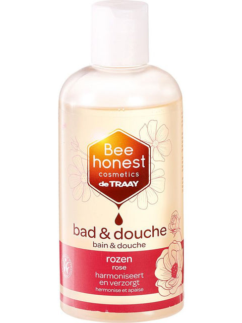 BEEHONEST Bain-douche rose 250ml