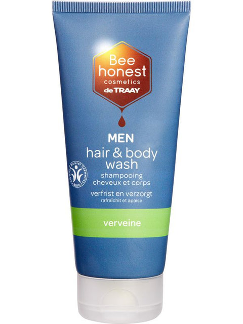 BEEHONEST Men hair-bodywash vervei 200ml