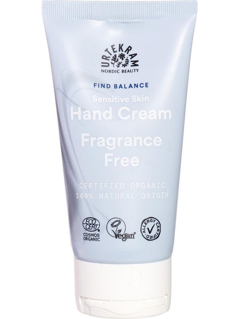 URTEKRAM Crème mains sans parfum 75ml