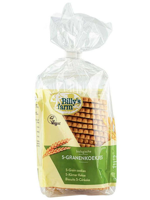 BILLY'S FARM Biscuits 5 céréales 175g