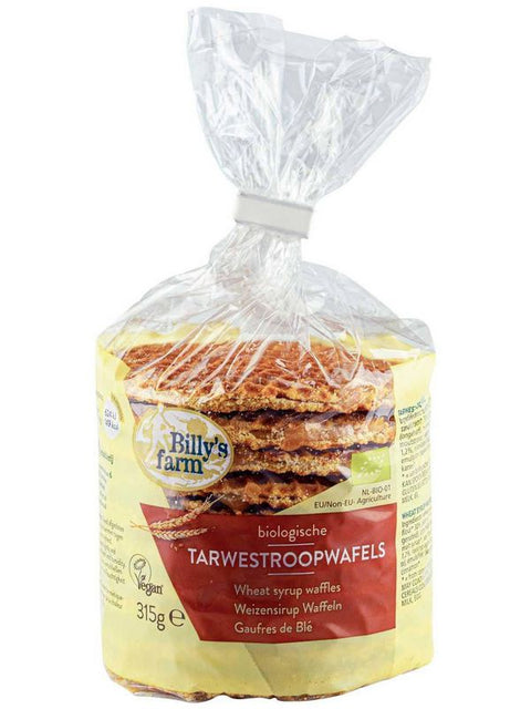 BILLY'S FARM Gaufres sirop de blé 315g