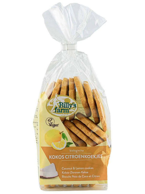 BILLY'S FARM Biscuits coco-citron 175g