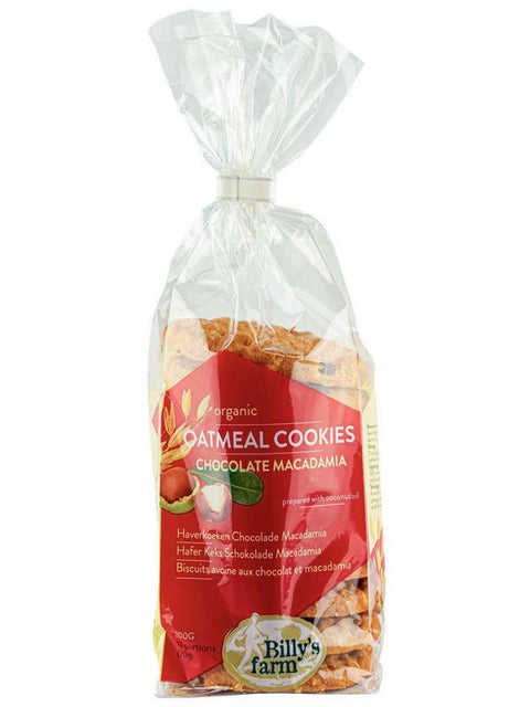 BILLY'S FARM Chocolat et macadamia 200g