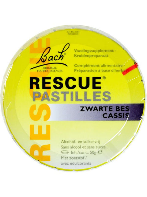 BACH Rescue pastilles cassis 50g