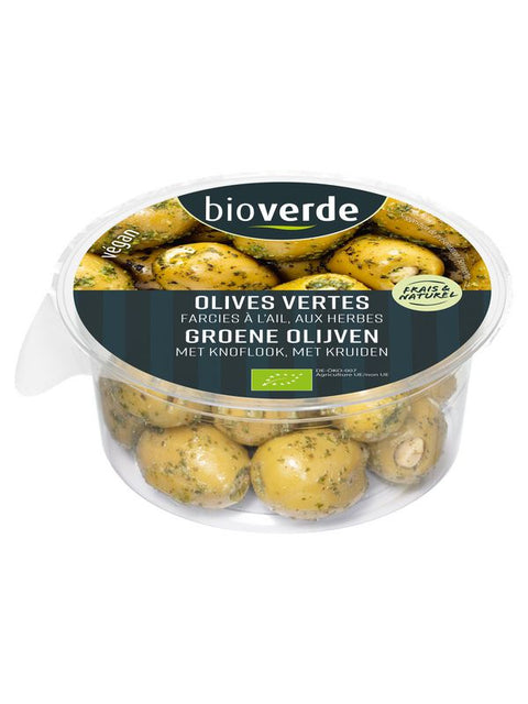 BV Olives vertes à l'ail/herbes 150g