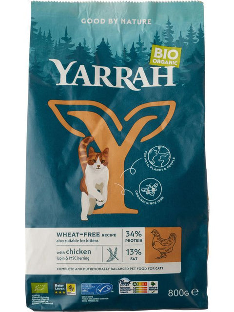 YARRAH Chat croquet. poisson poulet 800g