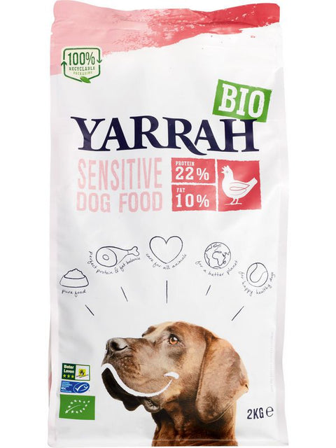 YARRAH Chien sensible croquettes 2kg