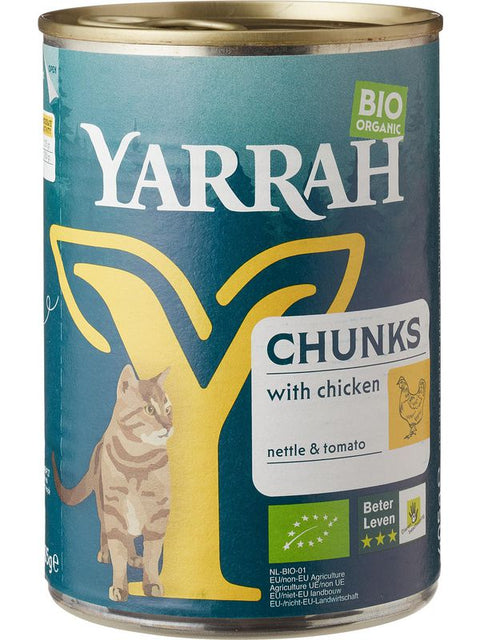 YARRAH Kat bouchées poulet boite 405g