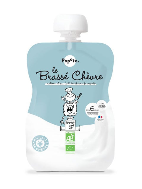 POPOTE Gourde chèvre nature 100g