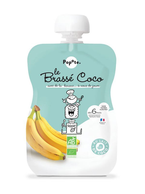 POPOTE Gourde banane coco 100g