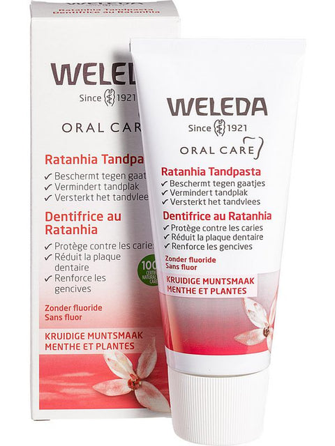 WELEDA Dentifrice ratanhia (rouge) 75ml