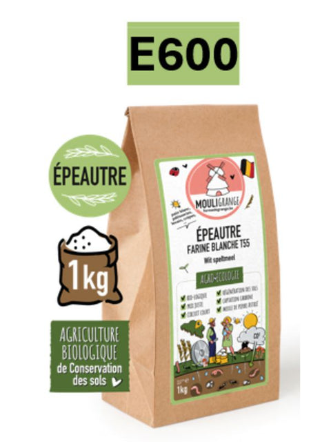 MOULIGRAN Farine épeautre blanc T55 1kg