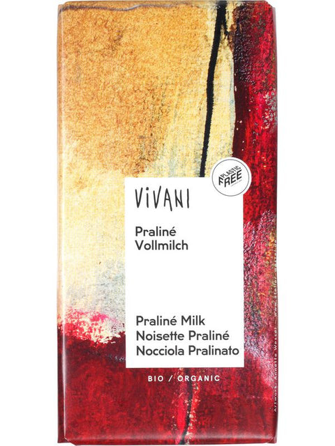 VIVANI Chocolat praliné nougat 100g