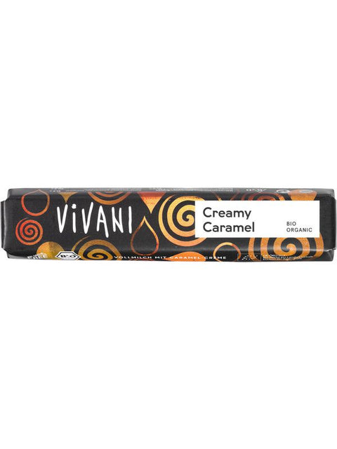 VIVANI Chocolat lait caramel 40g