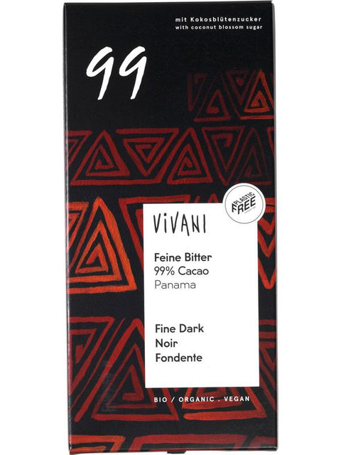 VIVANI Chocolat noir 99% panama 80g