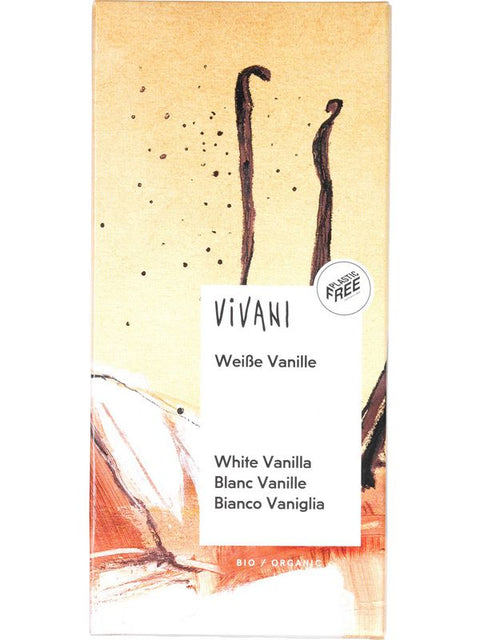 VIVANI Chocolat blanc vanille 80g
