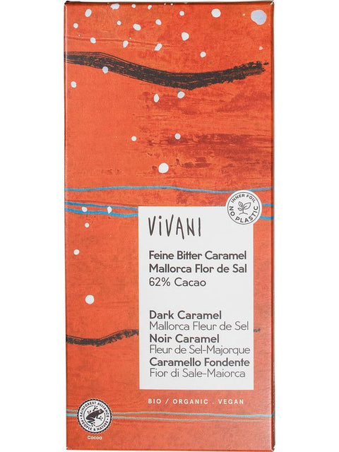 VIVANI Noir caramel fleur de sel 80g