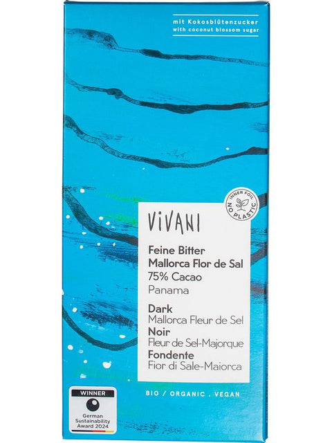 VIVANI Noir fleur de sel Majorque 80g