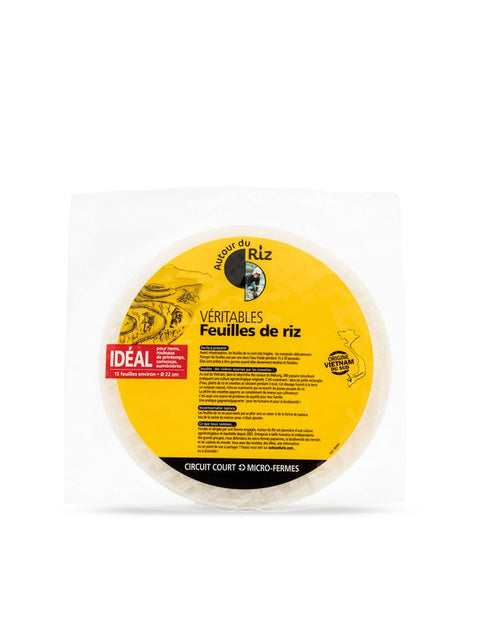 AUTOUR RIZ Feuilles de riz blanc 150g
