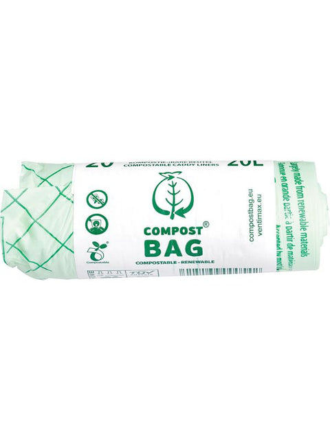 COMPBAG Sac poubelle compostable 20L