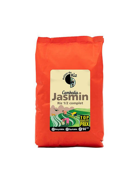 AUTOUR RIZ Riz Jasmin 1/2 complet 2kg